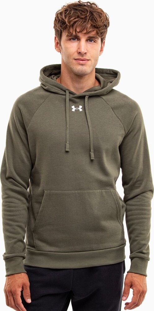 Under Armour Bluza męska Under Armour Rival Fleece Hoodie oliwkowa 1379757 390 M