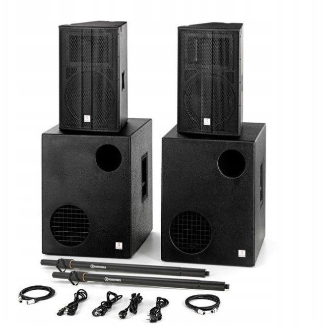 the box TA Power Zestaw Nagłośnieniowy Aktywne głośniki subwoofery
