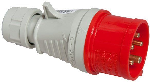 Polam Nakło Wtyczka przenośna szybkozłącze 16A400V3P+N+Z IP-44 (3628-326)