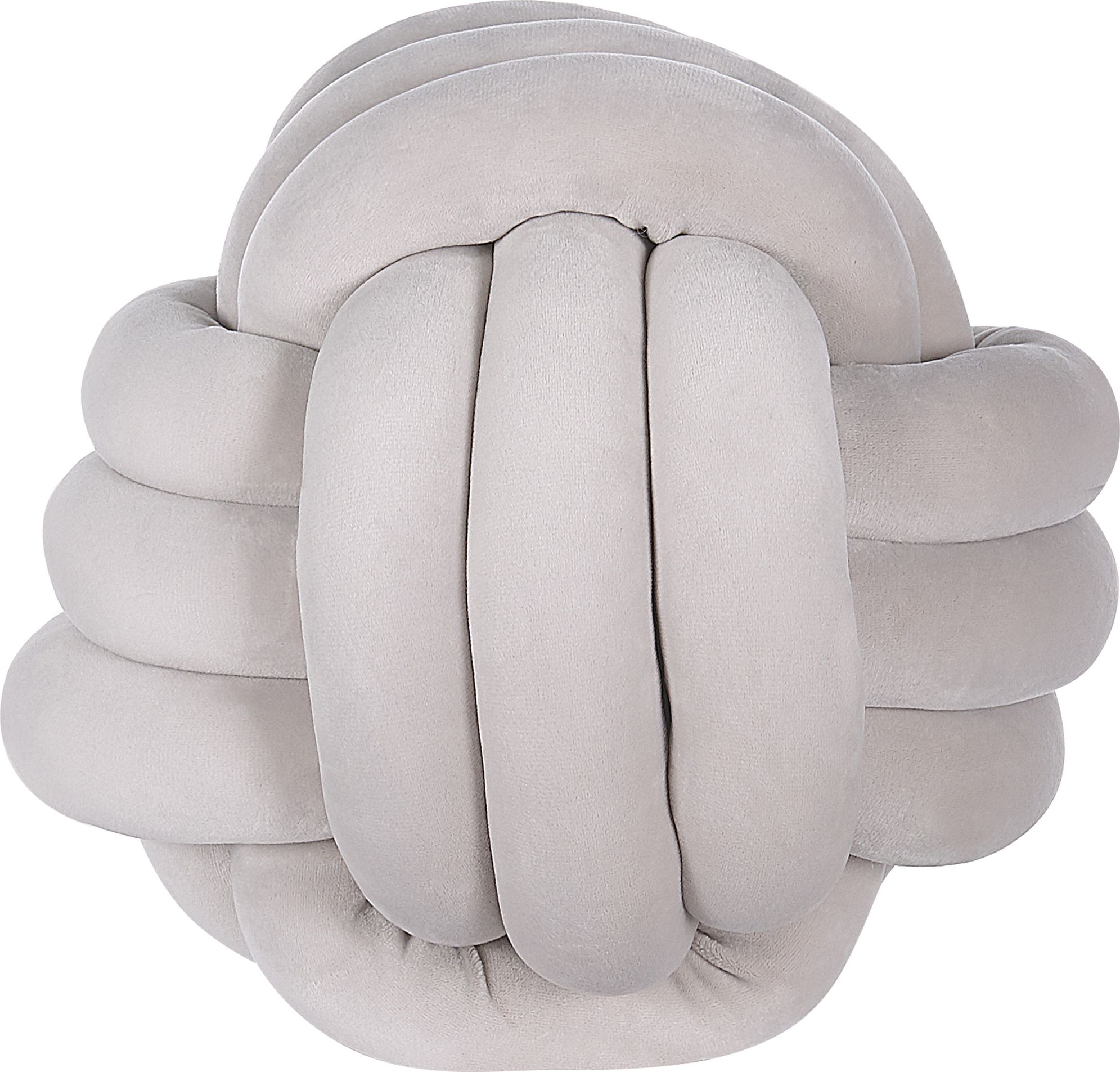 Beliani Poduszka dekoracyjna supeł 30 x 30 cm szara MALNI