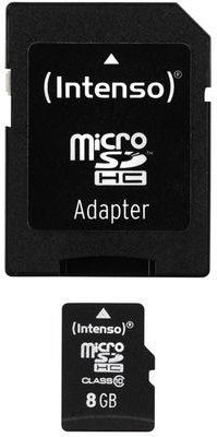 Karta Intenso MicroSDHC 8 GB Class 10 (3413460)