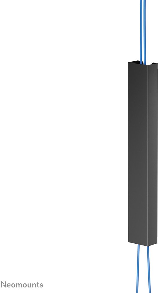 NEOMOUNTS Magnetic Cable Cover for sit/stand desk frames multiple cables black