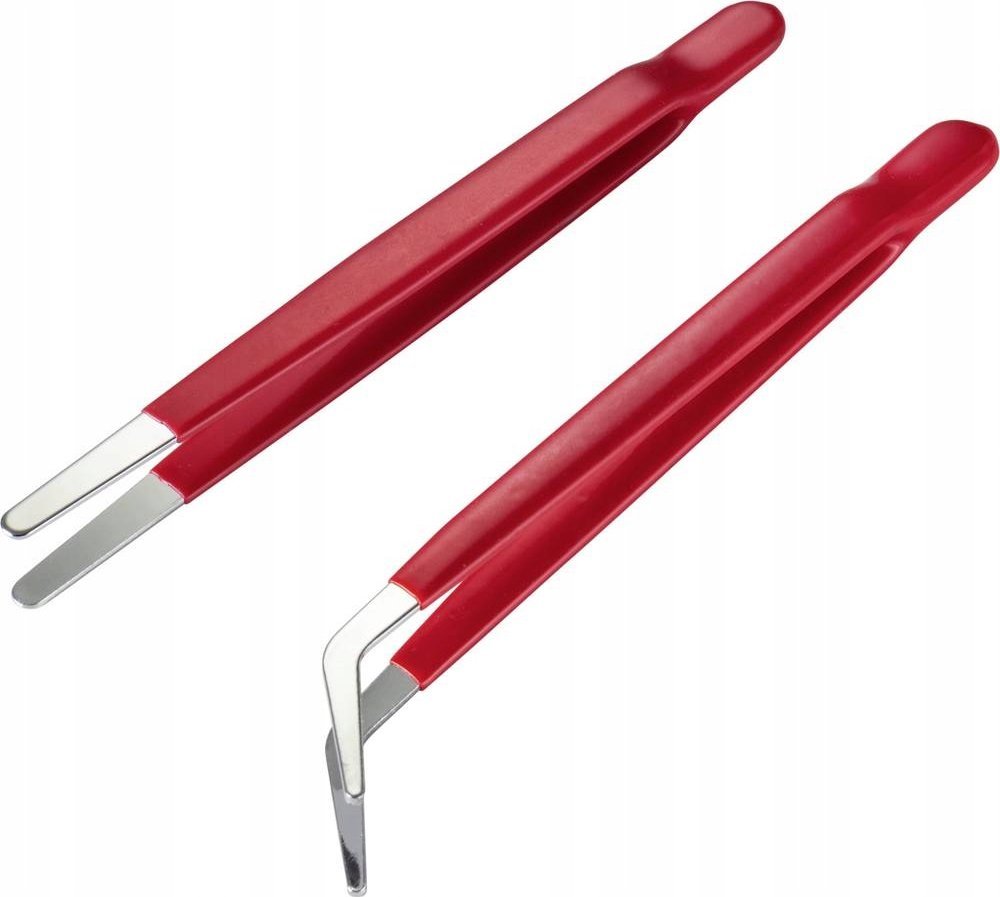 Toolcraft TOOLCRAFT TO-6897171 Pincet-sæt 2 dele Flad-rund, Flad-rund, bøjet