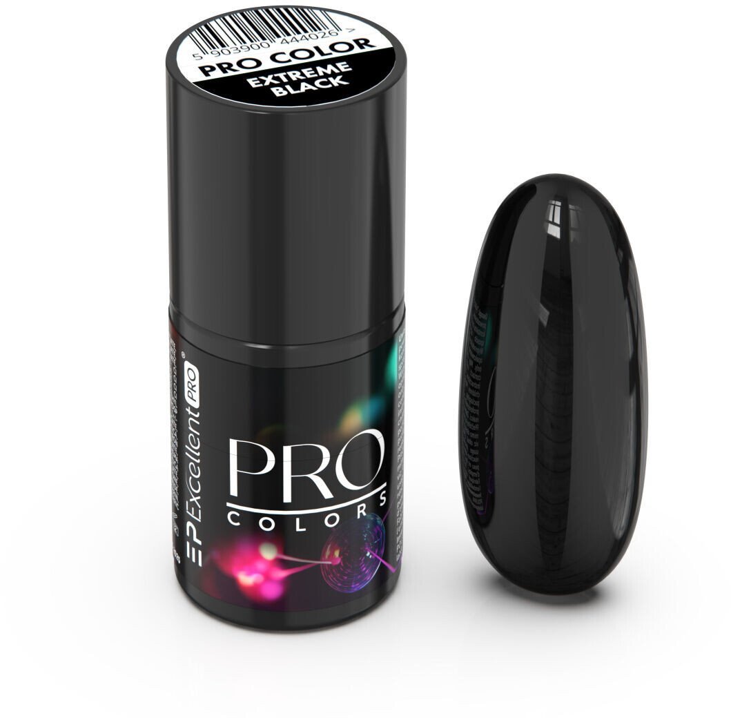 Excellent PRO Pro Colors lakier hybrydowy 70 Extreme Black 7g