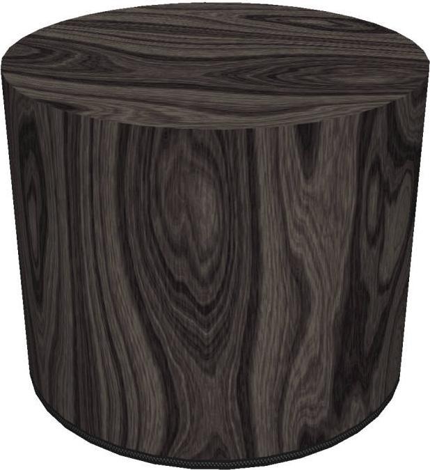 Bertoni-arco Okrągła pufa dekoracyjna - HEBAN