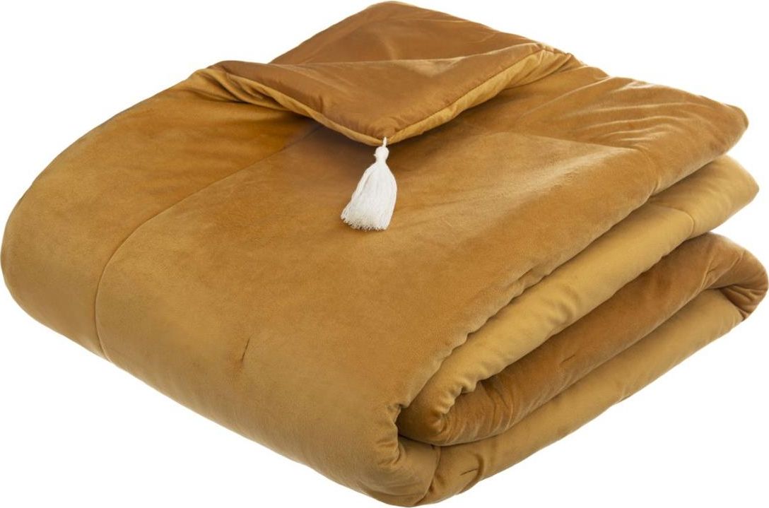 Atmosphera Żółta narzuta na łóżko Sonia Yellow 80x180 cm