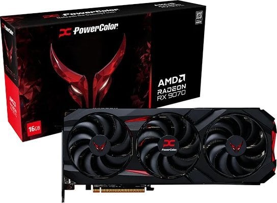 Karta graficzna POWERCOLOR Red Devil Radeon RX 9070 16GB GDDR6 (RX9070 16G-E/OC)