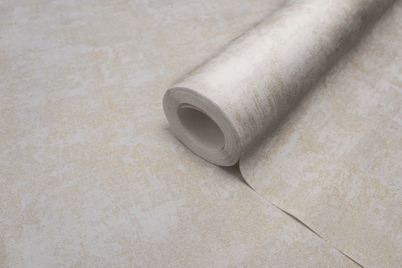 MallDeco TAPETA WINYLOWA DEKORACYJNA, PUDROWY BEŻ