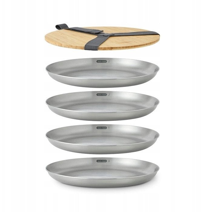 BB-Zestaw 4 talerzy stalowych 6el. NEW