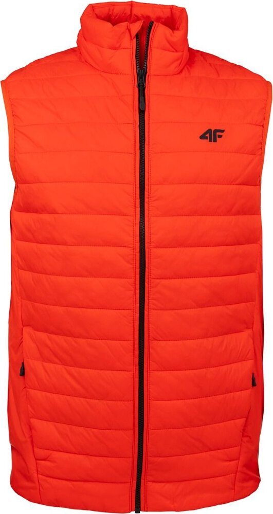 4f Kamizelka męska puchowa 4F pomarańczowa 4FSS23TDJAM082 70S M