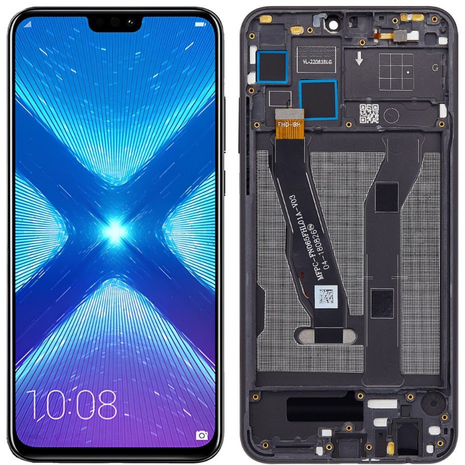 Wyświetlacz do Honor 8X LCD JSN-L21 Ekran Czarny Ramka
