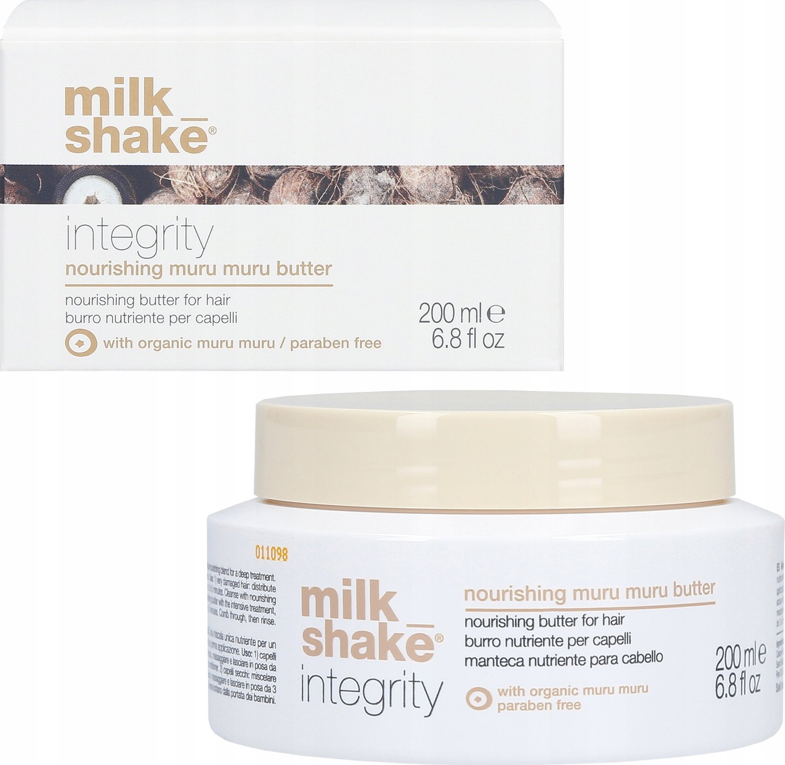 Milk Shake Milk Shake, Integrity, Muru Muru Butter, Hair Cream Treatment, For Nourishing, 200 ml For Women