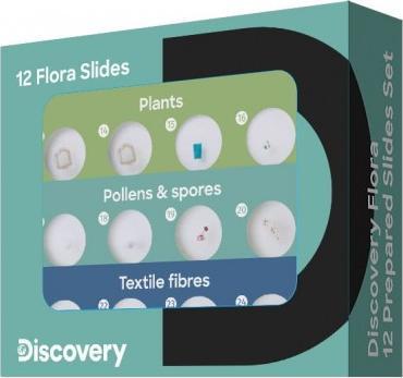 Mikroskop Discovery Zestaw 12 preparatów Discovery Flora