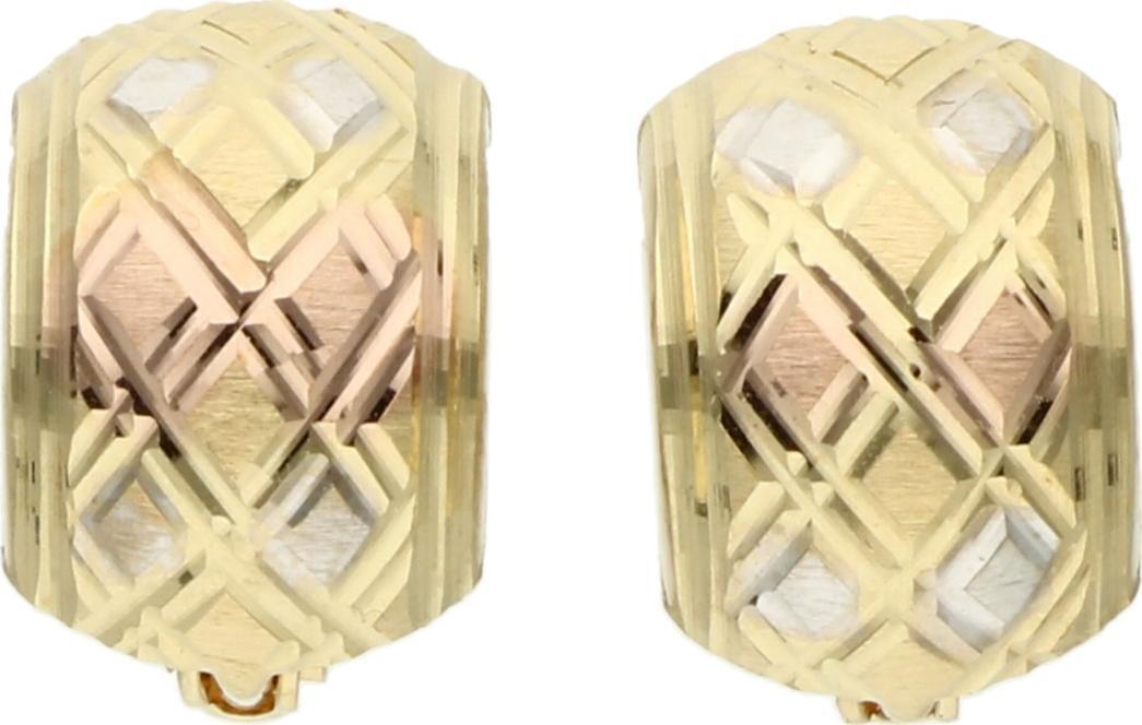 Rosanto Złote kolczyki na zapięciu angielskim 585 14k