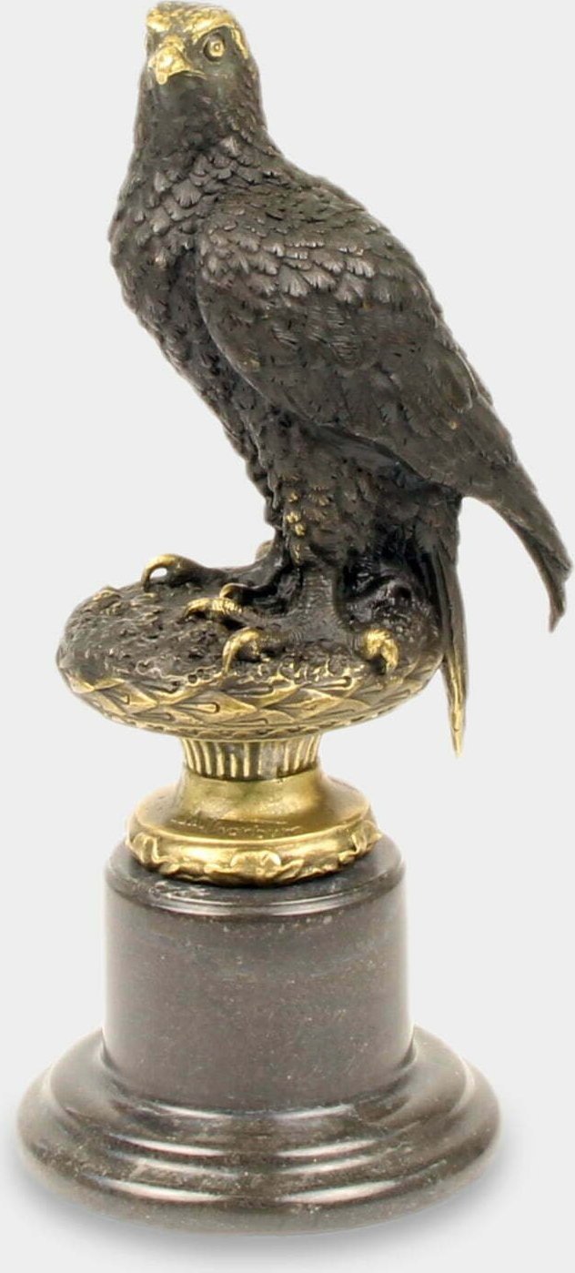 rzezbyzbrazu Orzeł Siedzący na Cokole