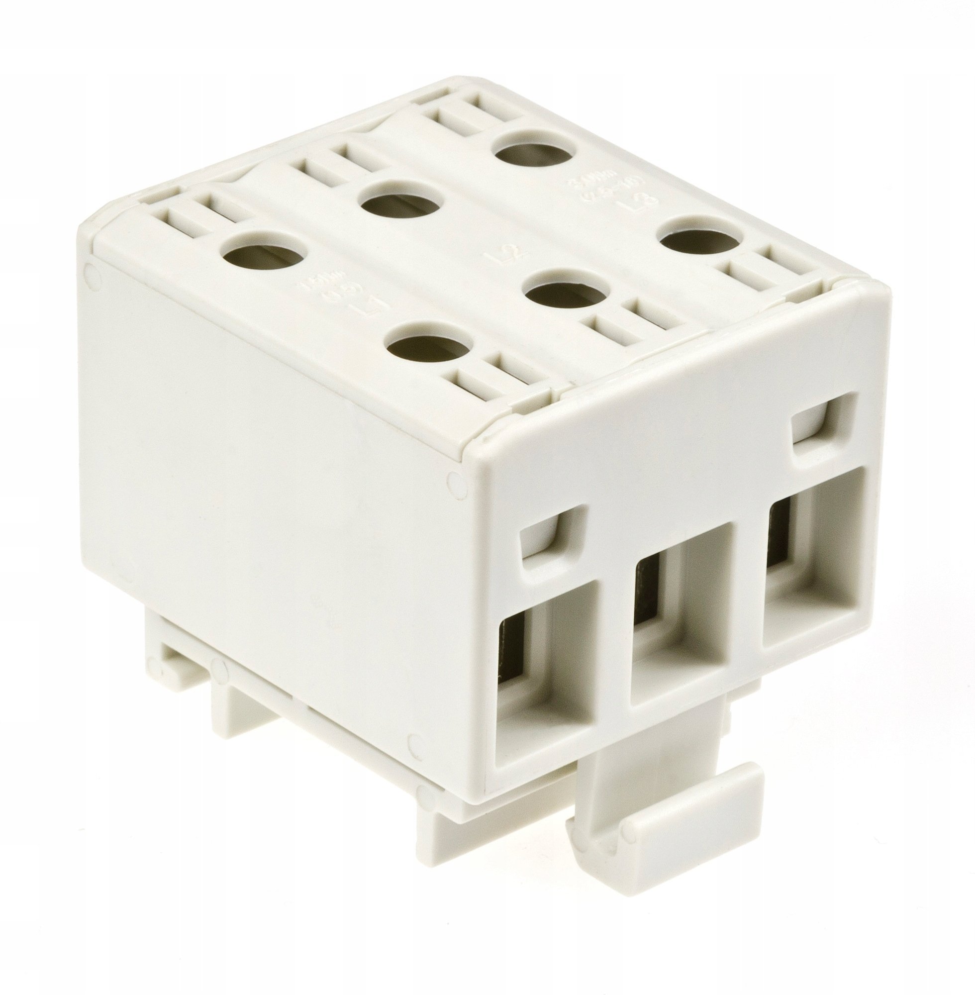 Złączka szynowa 3-polowa Zgx 3x16mm2 szara (Al/Cu) ENE-00463