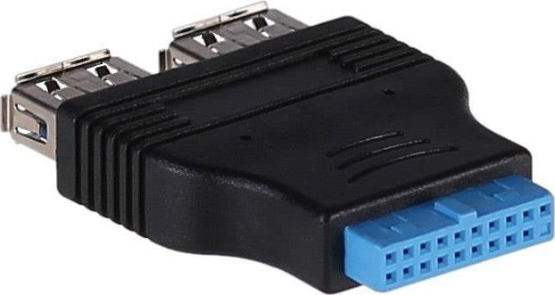 Akyga Adapter 2 x USB 3.0 - 19-pin (AK-CA-58)