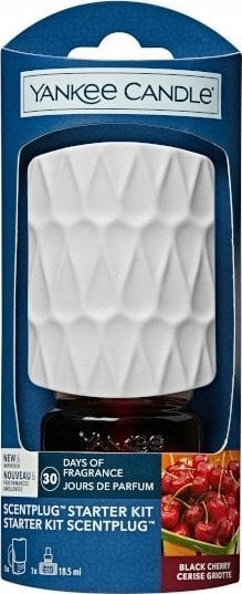 Elektrinis oro gaiviklis Yankee Candle bazė su papildymu ,, Black Cherry “