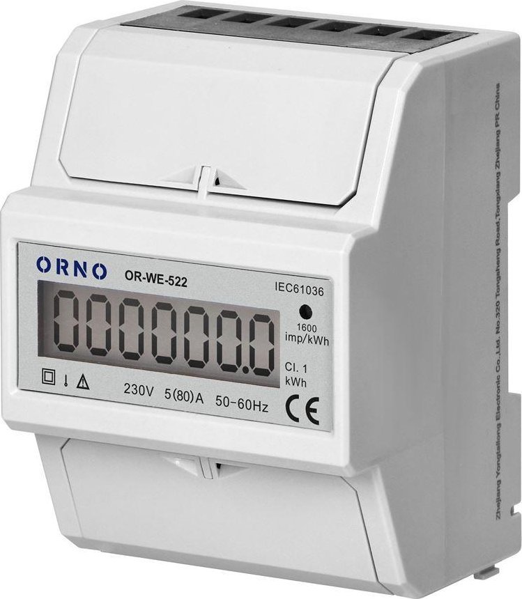 Orno Licznik energii elektrycznej 1-fazowy Orno OR-WE-522