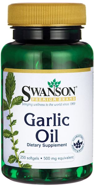 Swanson Garlic Oil 500 kapsułek