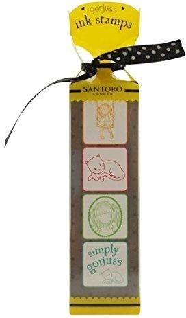 Santoro Zestaw stempli z tuszem - Ruby (Yellow) - 273791