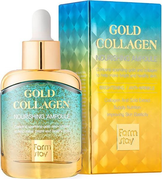 Farmstay Ampułka z kolagenem do twarzy FARMSTAY GOLD COLLAGEN Nourishing Ampule, 35 ml