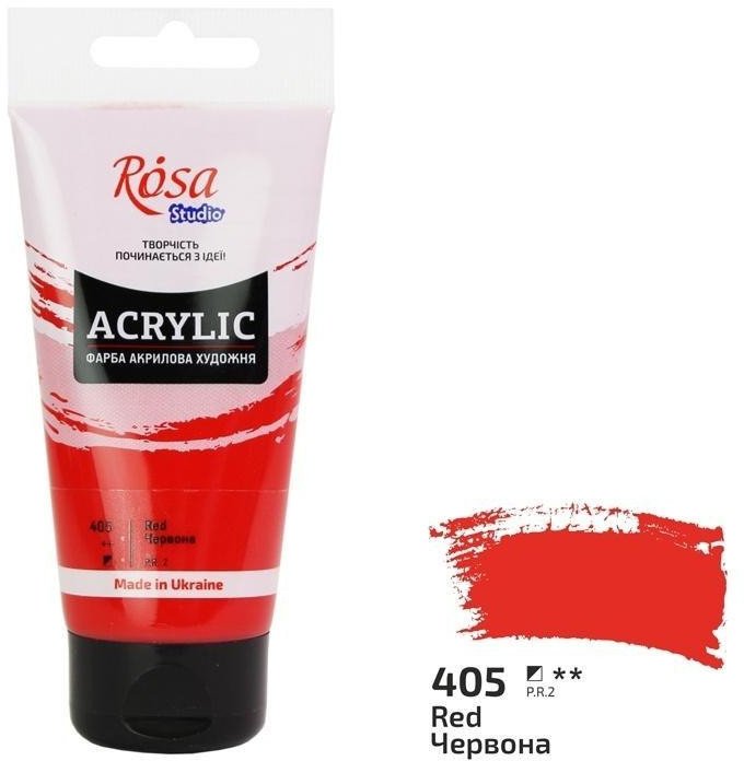 Farba akrylowa red 405 75ml