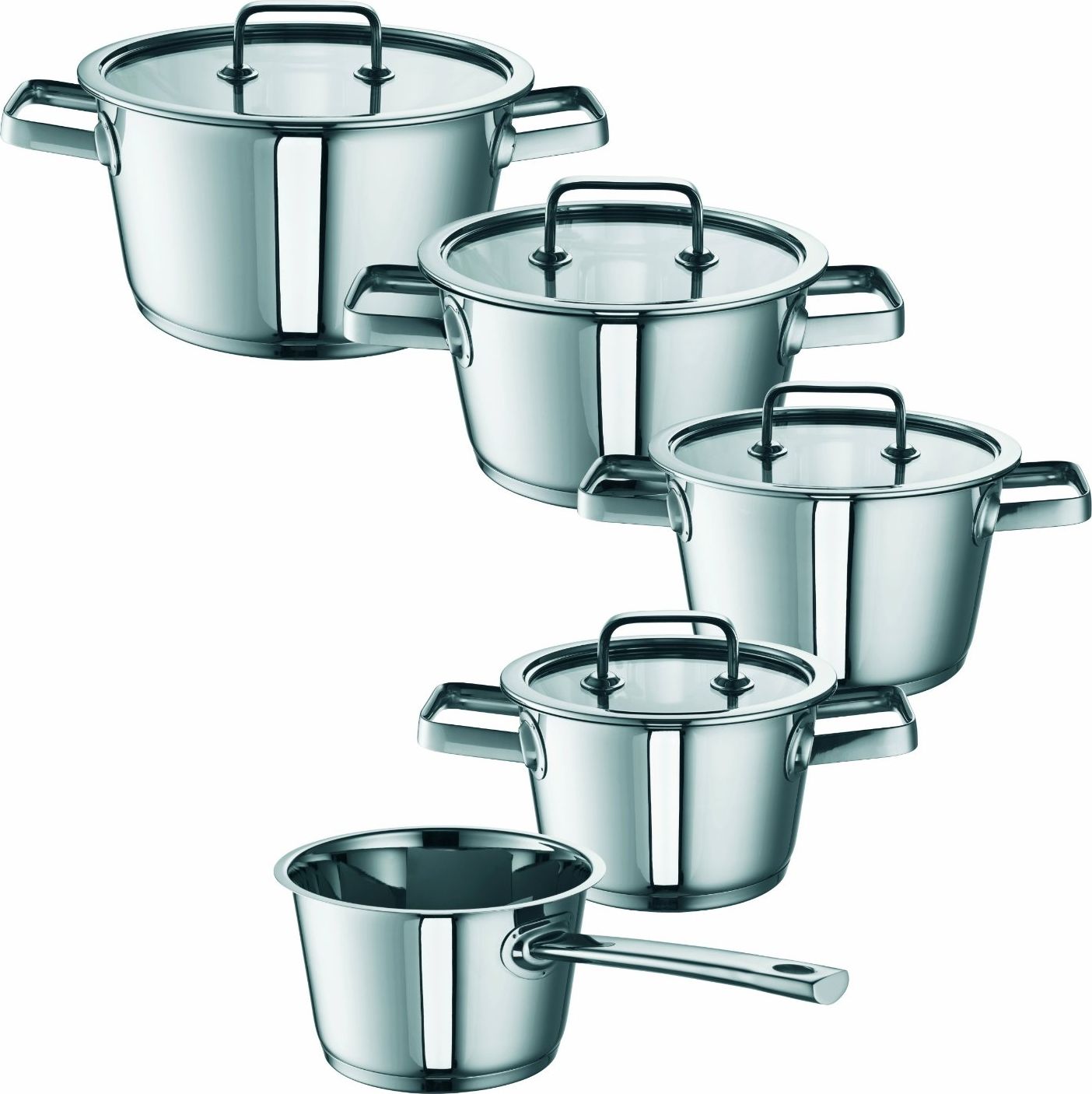 Rohe ROHE GERMANY Conia Culinaria-Set 5 elementowy, szklane pokrywki, inukcja 261151-05 - DOSTAWA GRATIS