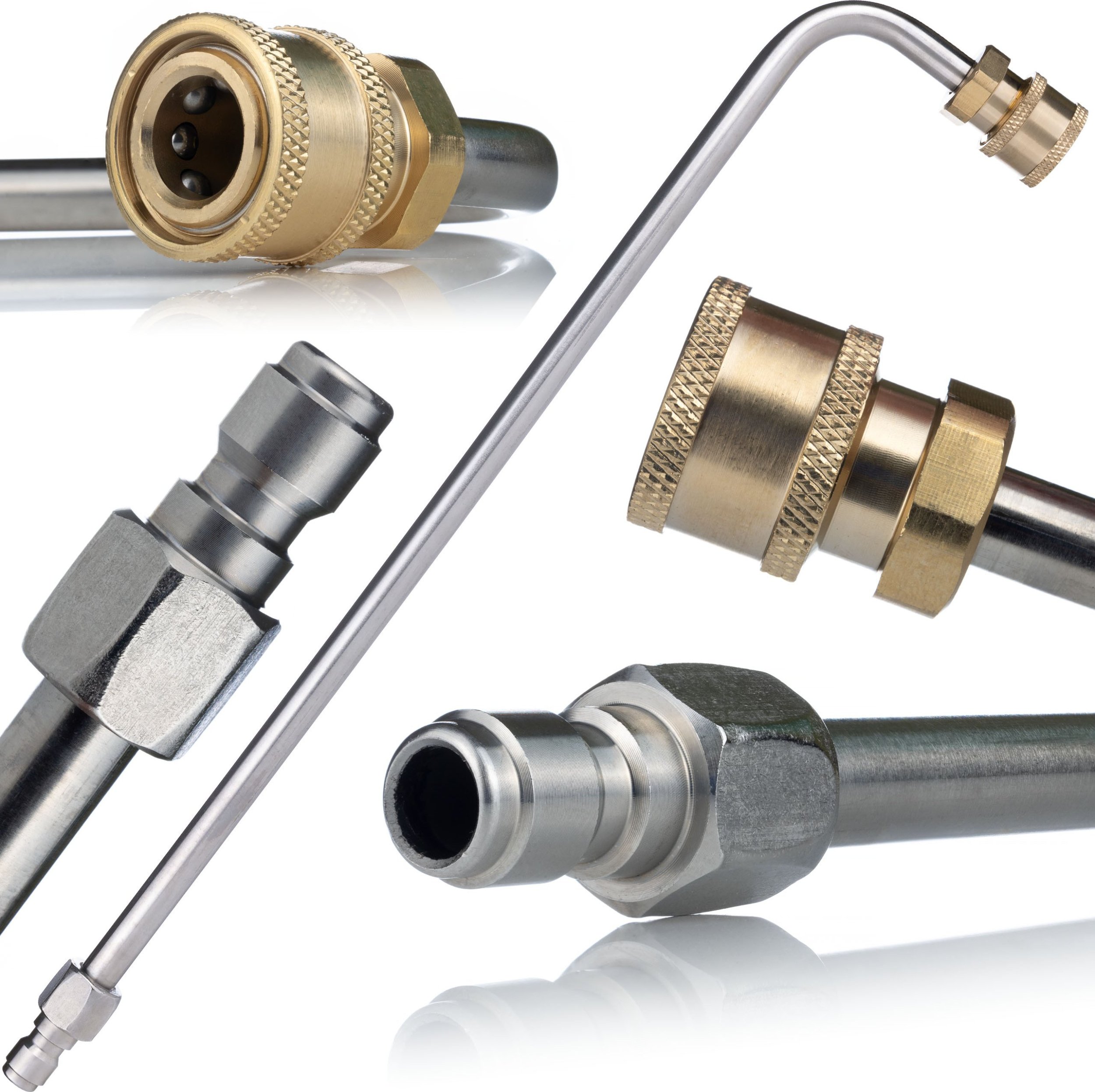 Myjka ciśnieniowa Rosfix LANCA DO MYJKI NA SZYBKOZŁĄCZKE 1/4 34CM ZAGIETA 90 ROSFIX LAVOR PARKSIDE