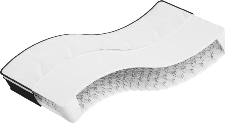 vidaXL Materac bonellowy, twardość średnia, 90x200 cm