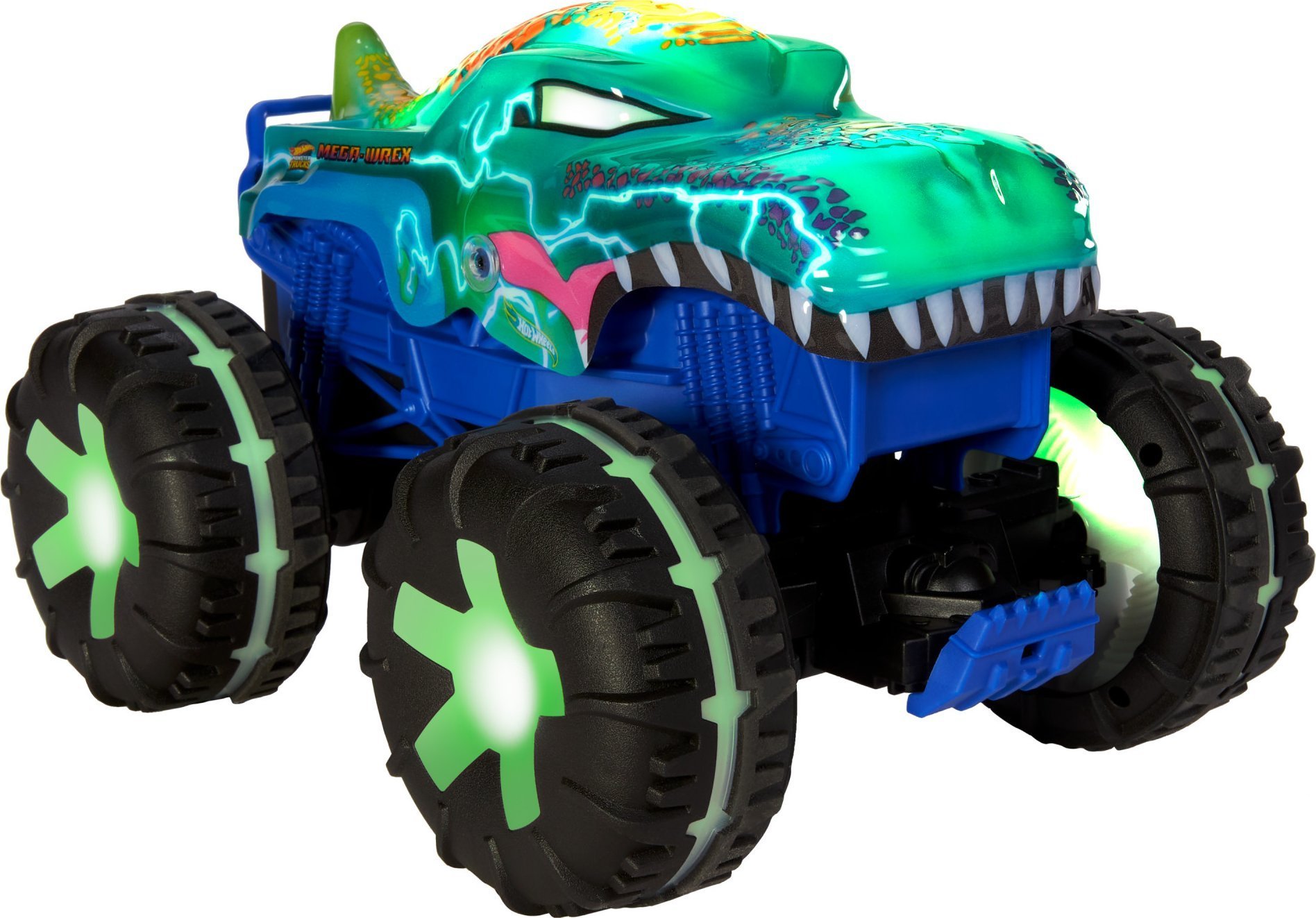 Mattel Hot Wheels RC Monster Trucks Mega-Wrex Alive Światła i dźwięki (JBD90)