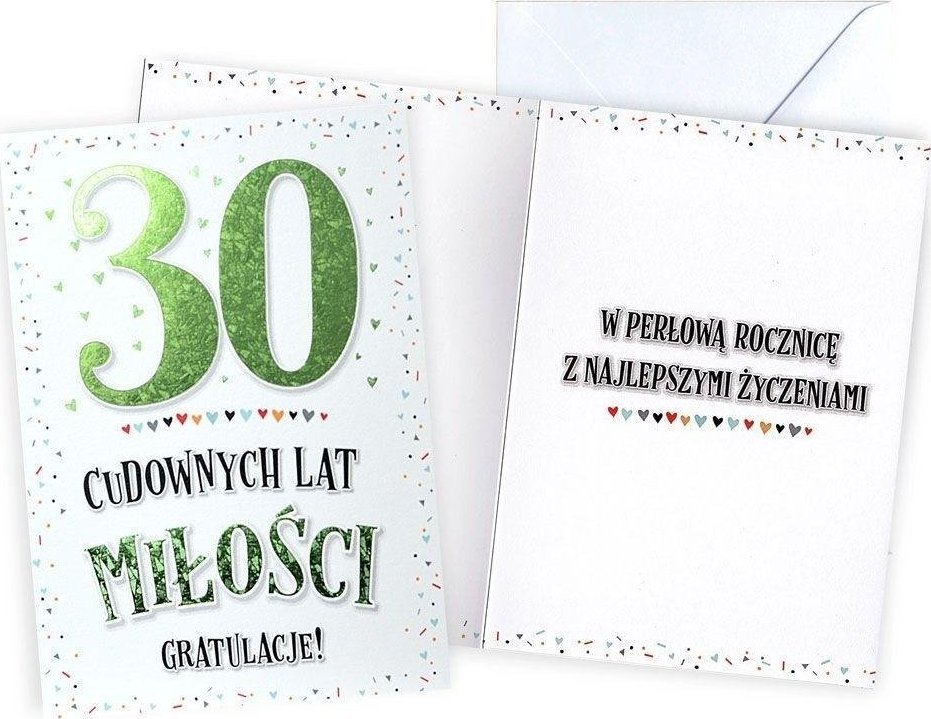 KUKARTKA KARNET V 30 ROCZNICA SLUBU V-083