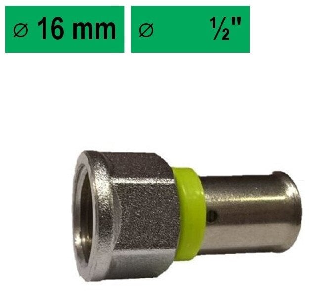 FEMALE COUPLING 16 X 2,00 -1/2F