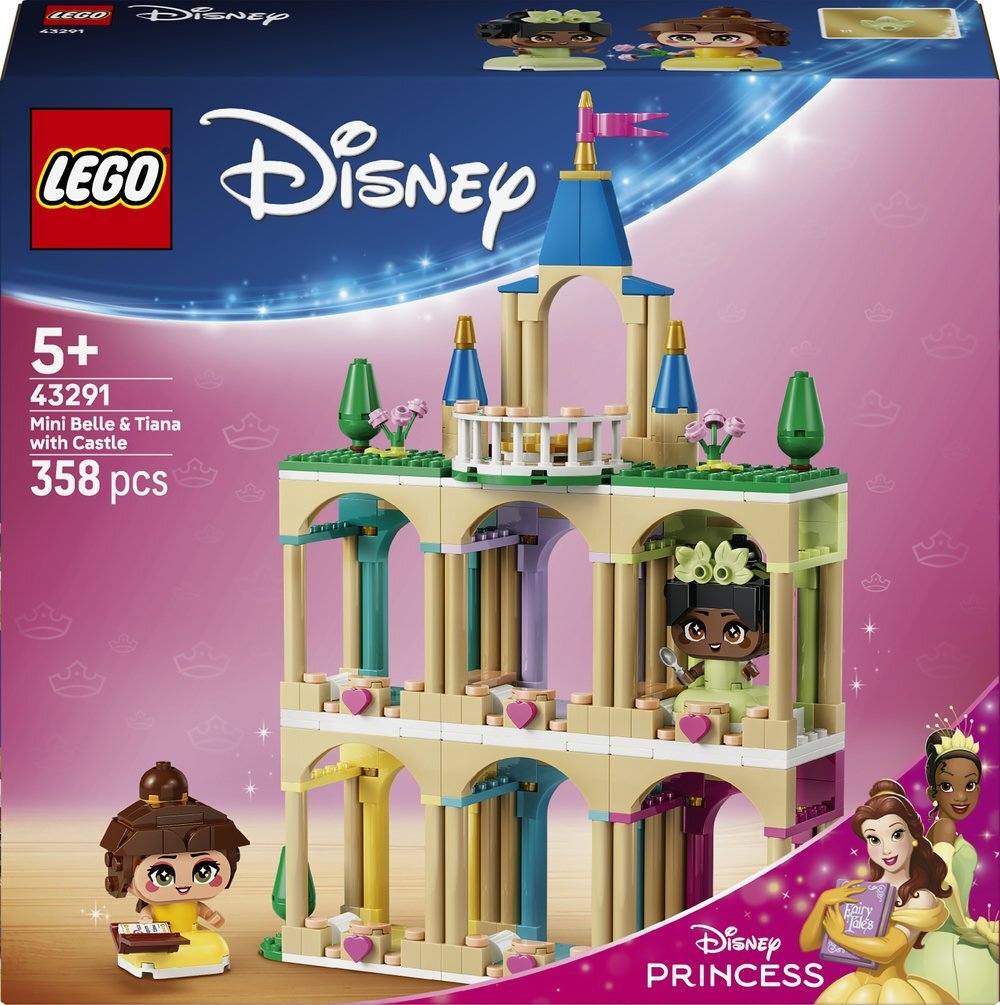 LEGO Disney Mała Bella i Tiana z zamkiem (43291)