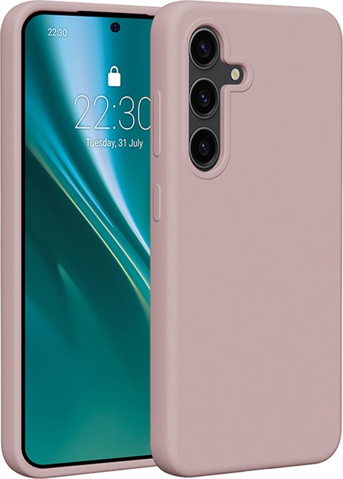 Etteri Nakładka Etteri Silicone Case do Samsung Galaxy S24 jasnoróżowa