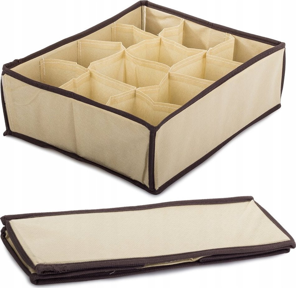 Verk ORGANIZER NA BIELIZNĘ SKARPETY DO SZUFLADY BEŻ 12