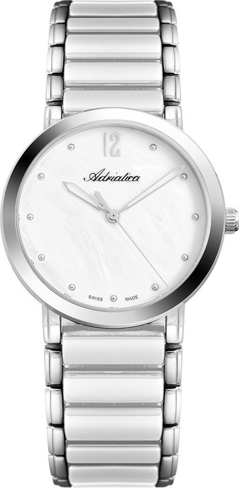 Zegarek Adriatica Zegarek damski Adriatica A3722.C17FQ biały