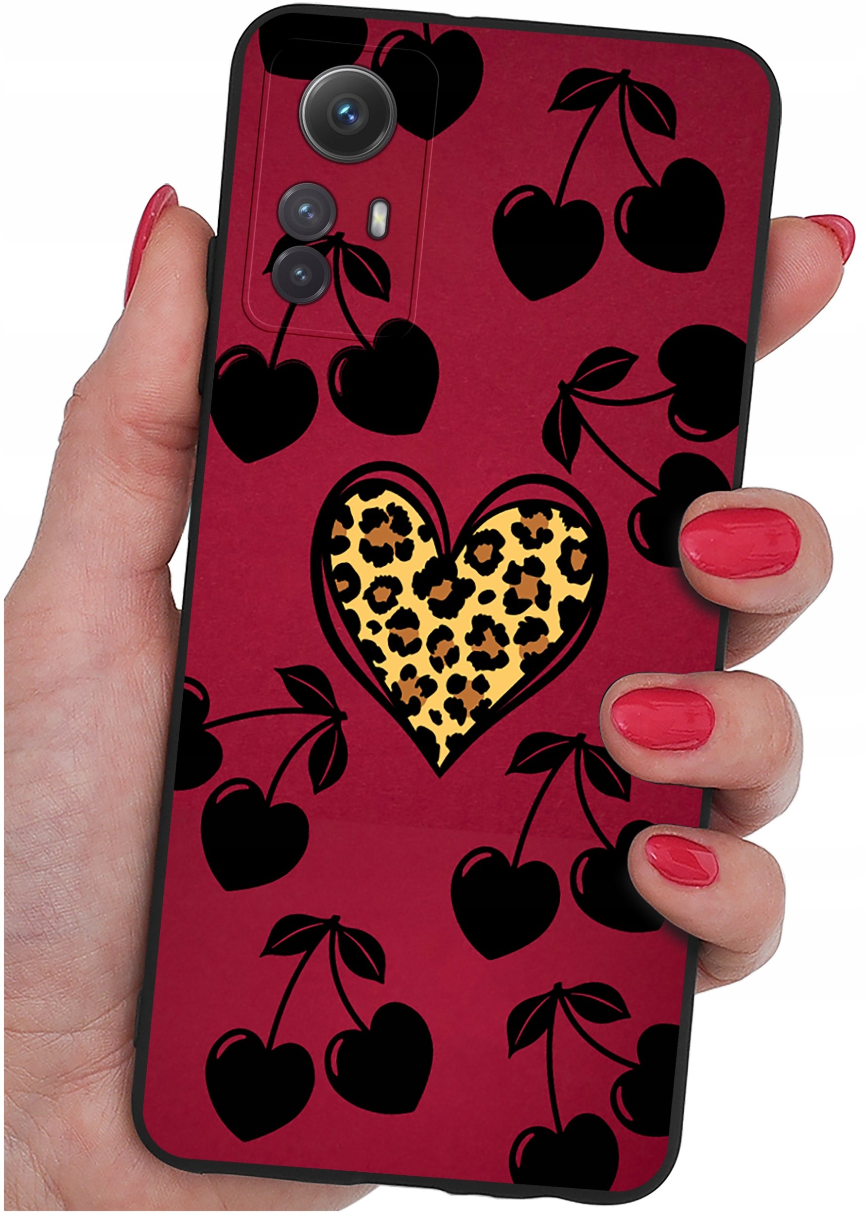 ETUI do Xiaomi Redmi Note 12S | WZORY | SILIKONOWE MATT CASE + SZKŁO 9H