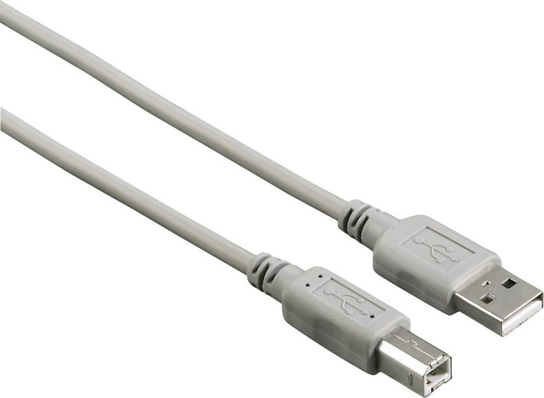 Kabel USB Hama USB-A - USB-B 5 m Szary (002009020000)