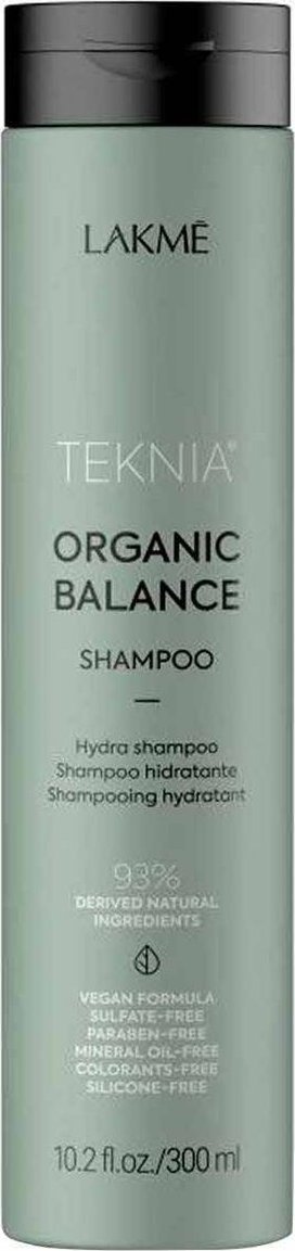 Lakme Teknia Organic Balance Szampon nawilżający do każdego rodzaju włosów, 300 ml