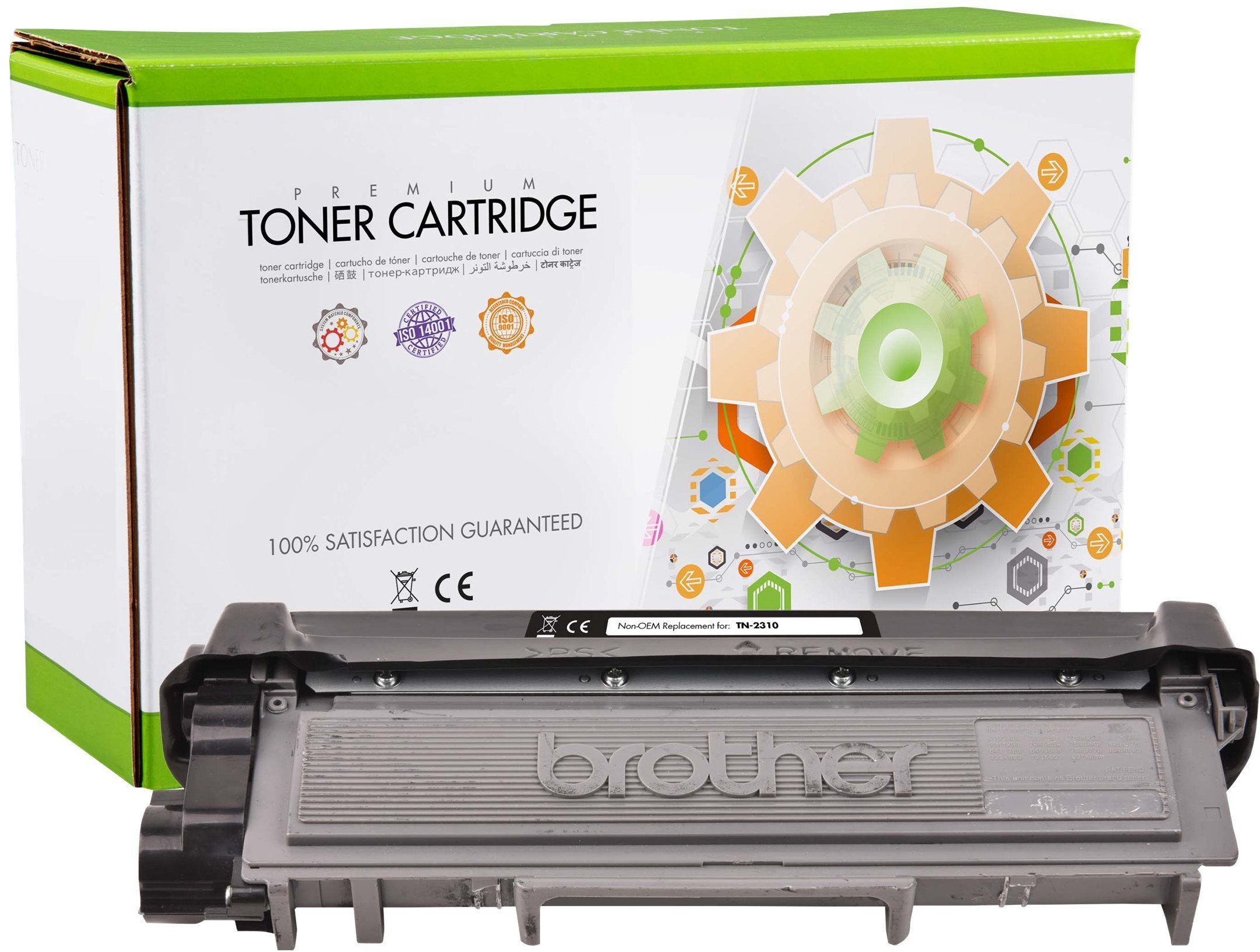 STATIC Toner cartridge compatible with Brother TN-2310BK black remanufactured 1.200 pages