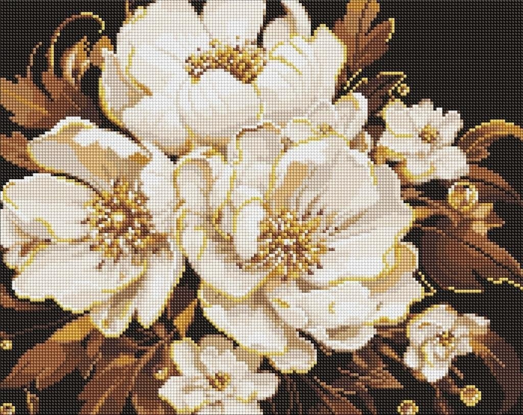 Norimpex Diamentowa mozaika - Biała delikatno¶ć 40x50cm