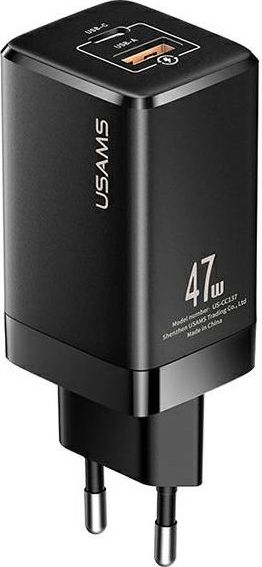 Ładowarka Usams T41 1x USB-A 1x USB-C 3 A (6958444971131)