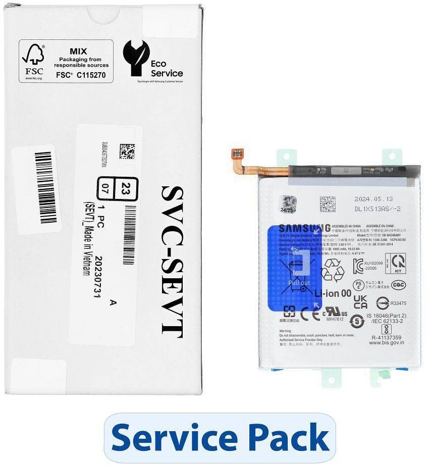 ServicePack Bateria EB-BA546ABY do SAMSUNG A34 5G/A54/A55 5G GH82-31469A