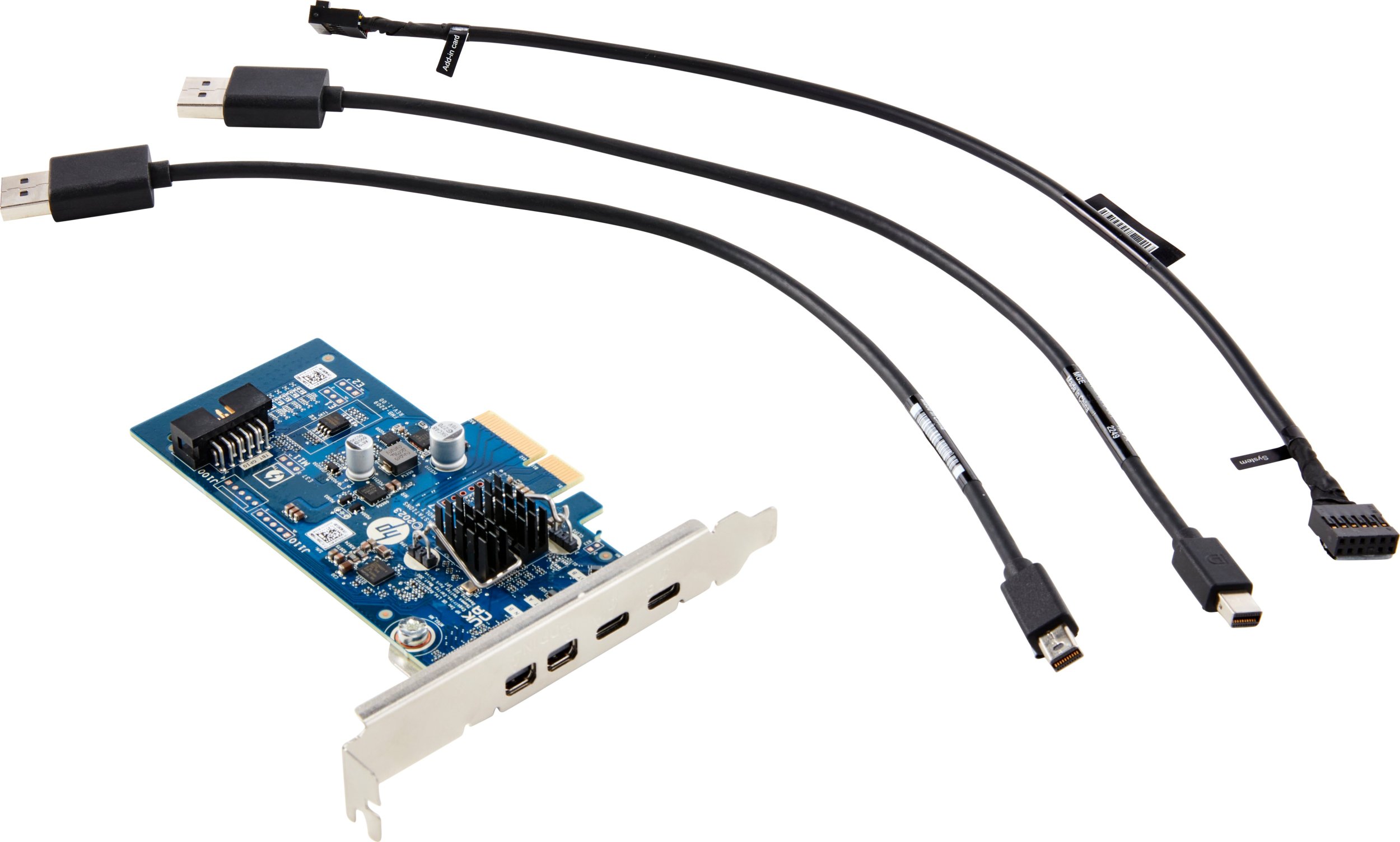HP HP - Thunderbolt-Adapter - PCIe x4 Low-Profile - Thunderbolt 4 x 2 - fur Workstation Z4 G5, Z6 G5, Z8 Fury G5, Z8 G5