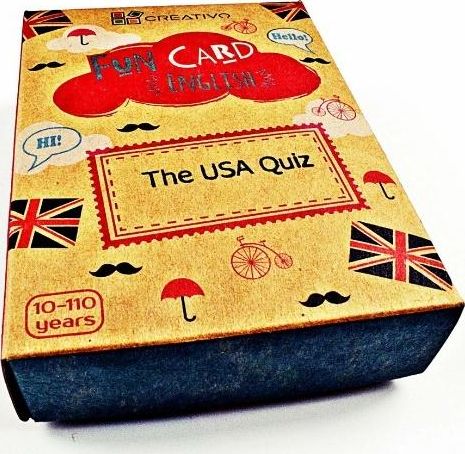 Creativo Fun Card English The USA Quiz CREATIVO