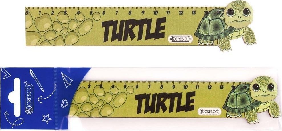 Linijka drewniana Żółw