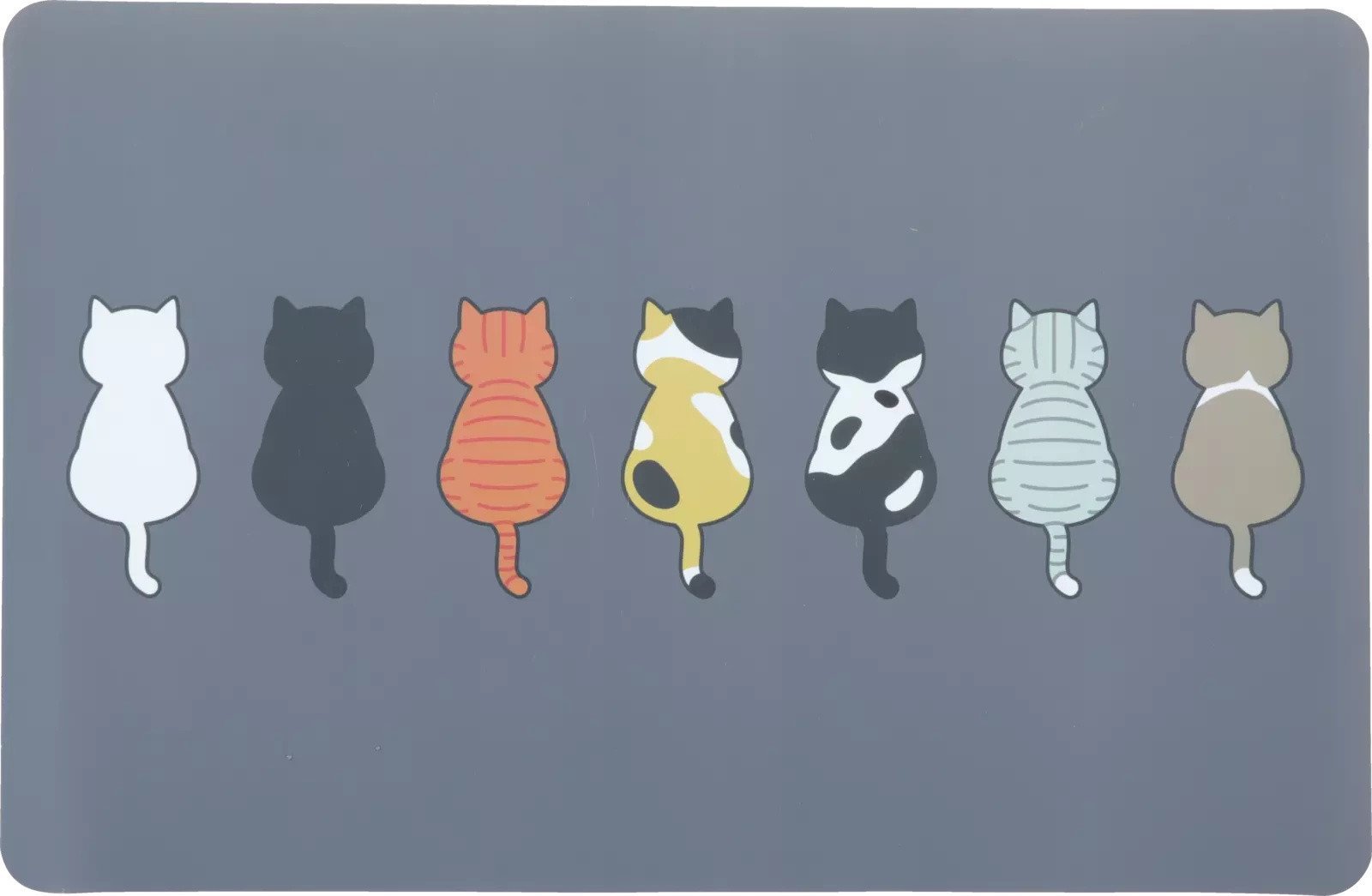 ZOLUX Podkładka pod miski dla kota czysta podłoga wzór koty