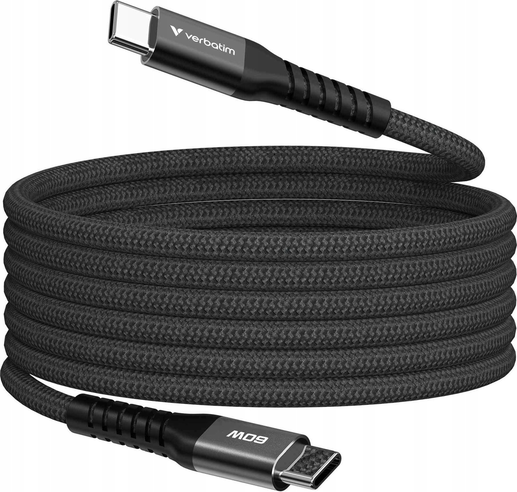 Kabel USB Verbatim USB-C - USB-C 1.2 m Czarny (31859)