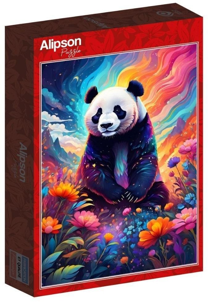 Puzzle 1000 Kolorowa Panda